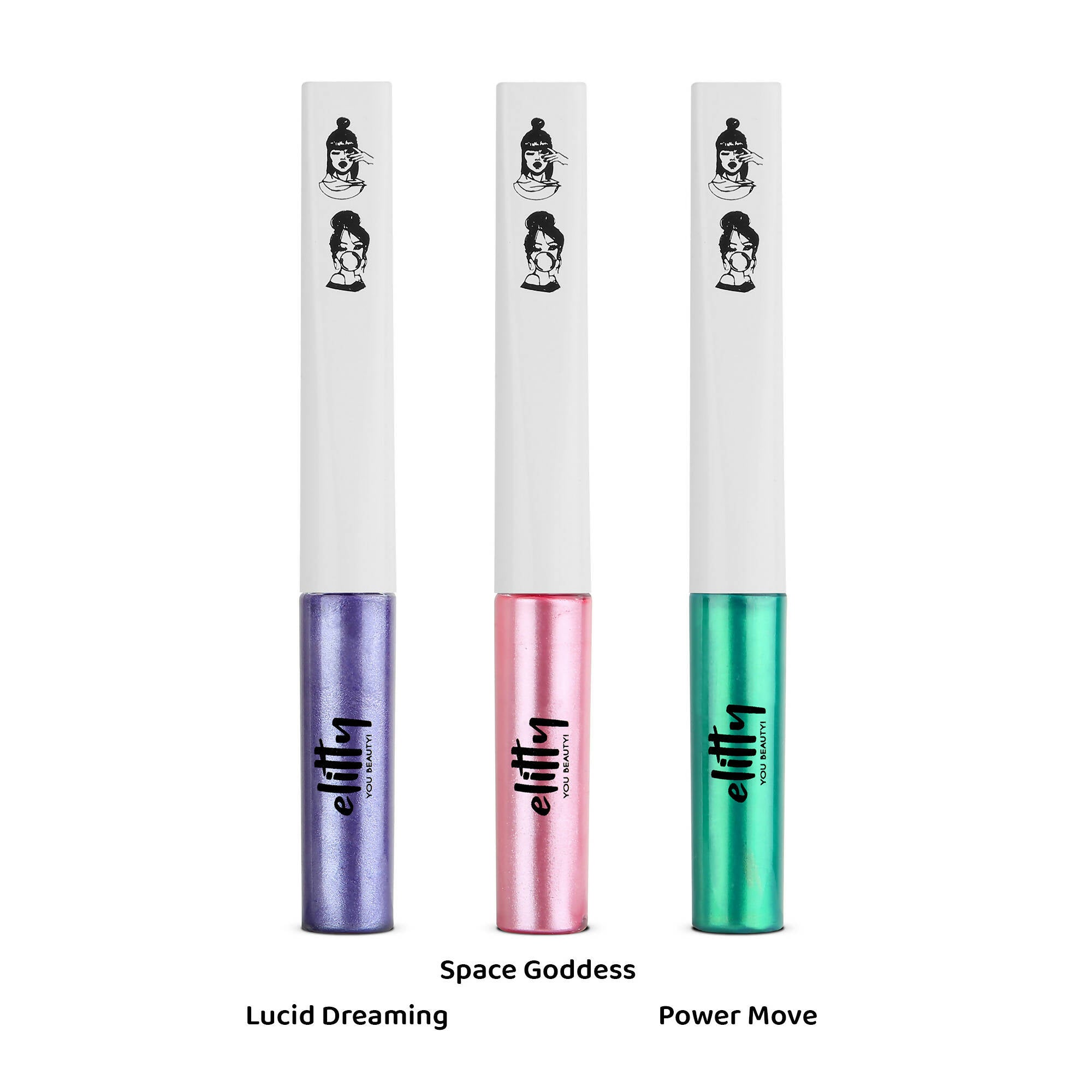 Elitty Eye Gotta Feeling Pop Color Eyeliner Combo - Distacart