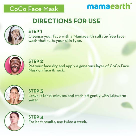 Mamaearth CoCo Face Mask with Coffee & Cocoa for Skin Awakening