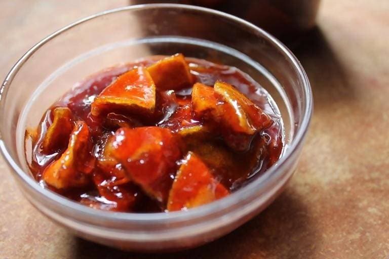 Lemon Sweet Pickle / Meetha Nimbu Achaar 