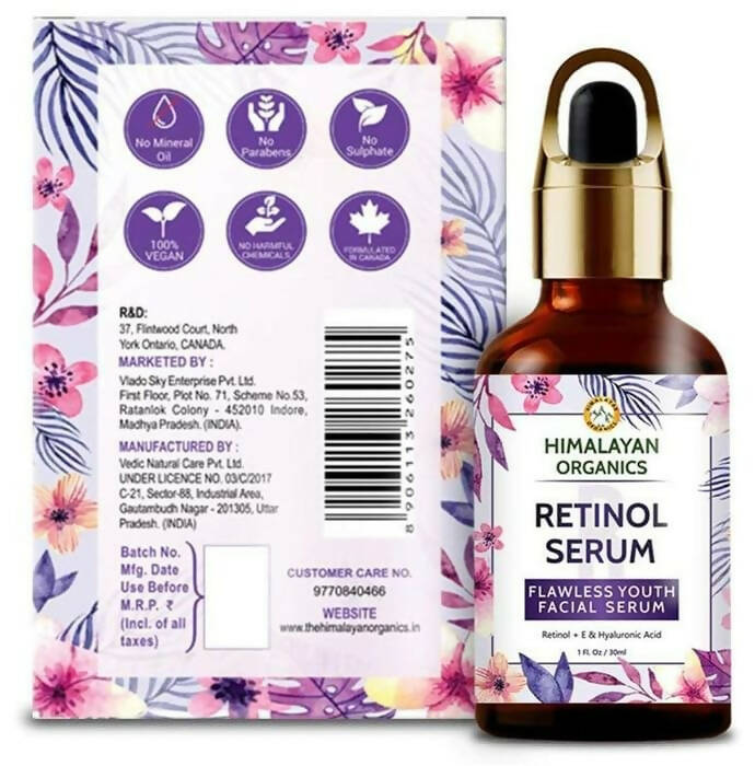 Himalayan Organics Retinol Facial Serum - Distacart