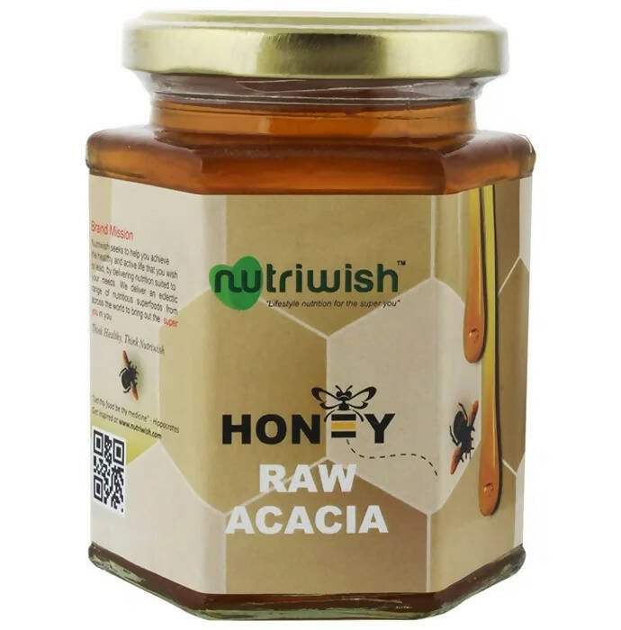 Nutriwish 100% Pure Organic Honey Raw Acacia - Distacart