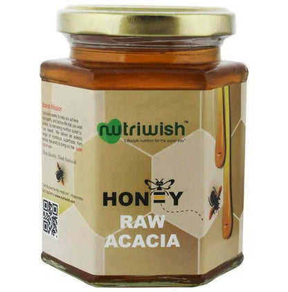 Nutriwish 100% Pure Organic Honey Raw Acacia - Distacart