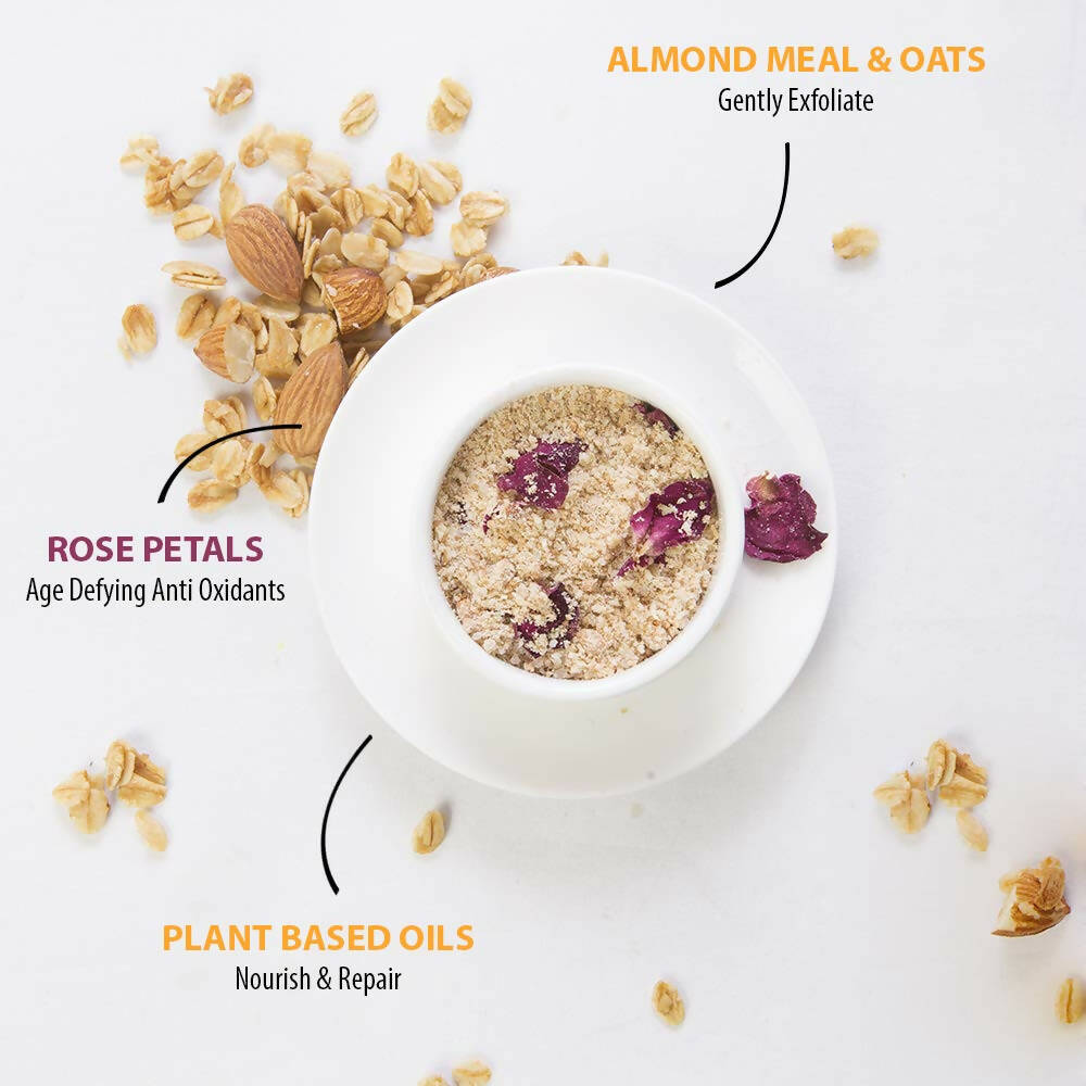 Gulnare Skincare Sweet Almond Face Exfoliator - Distacart