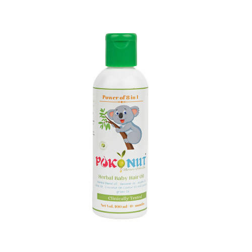 Pokonut Herbal Chemical Free Baby Hair Oil - Distacart