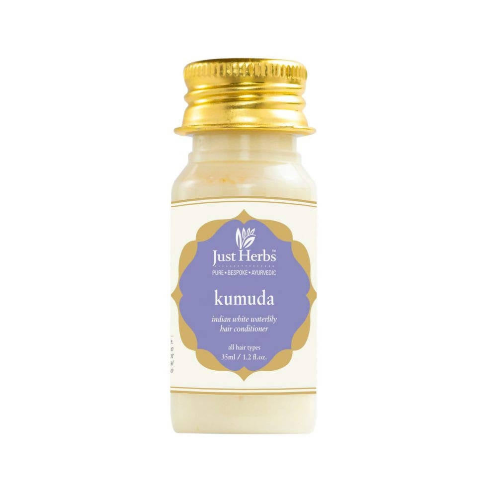 Just Herbs Kumuda Indian White Waterlily Hair Conditioner - Distacart