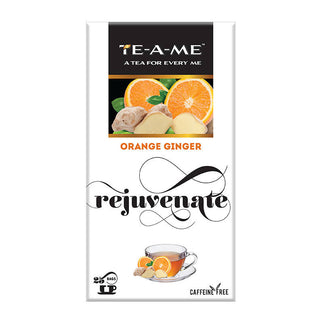 Teame Orange Ginger Rejuvenate Tea Bags - Distacart