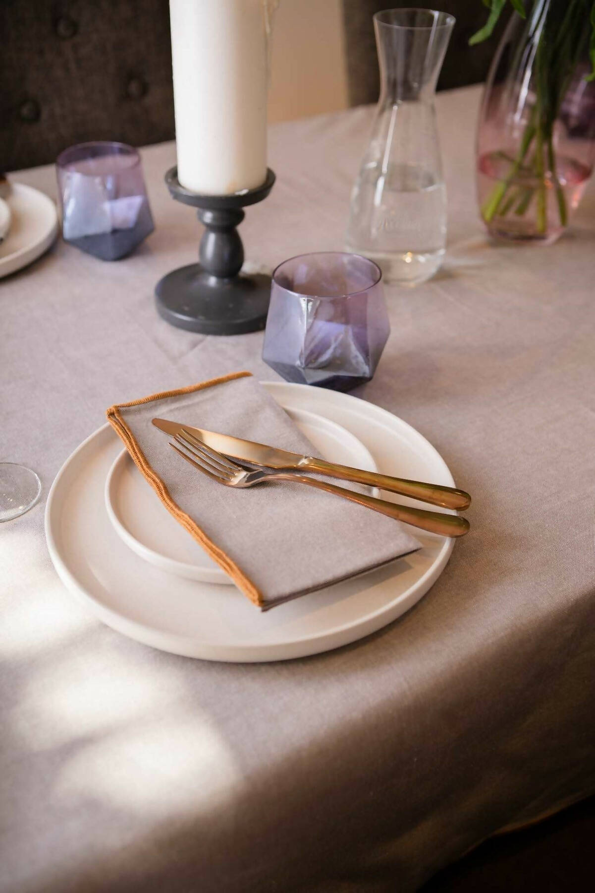 Karpasa London Organic Cotton Table Cloth - Distacart