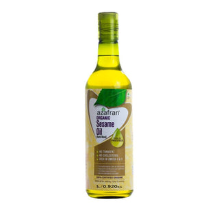 Azafran Organic Sesame Oil (Cold Pressed) - Distacart