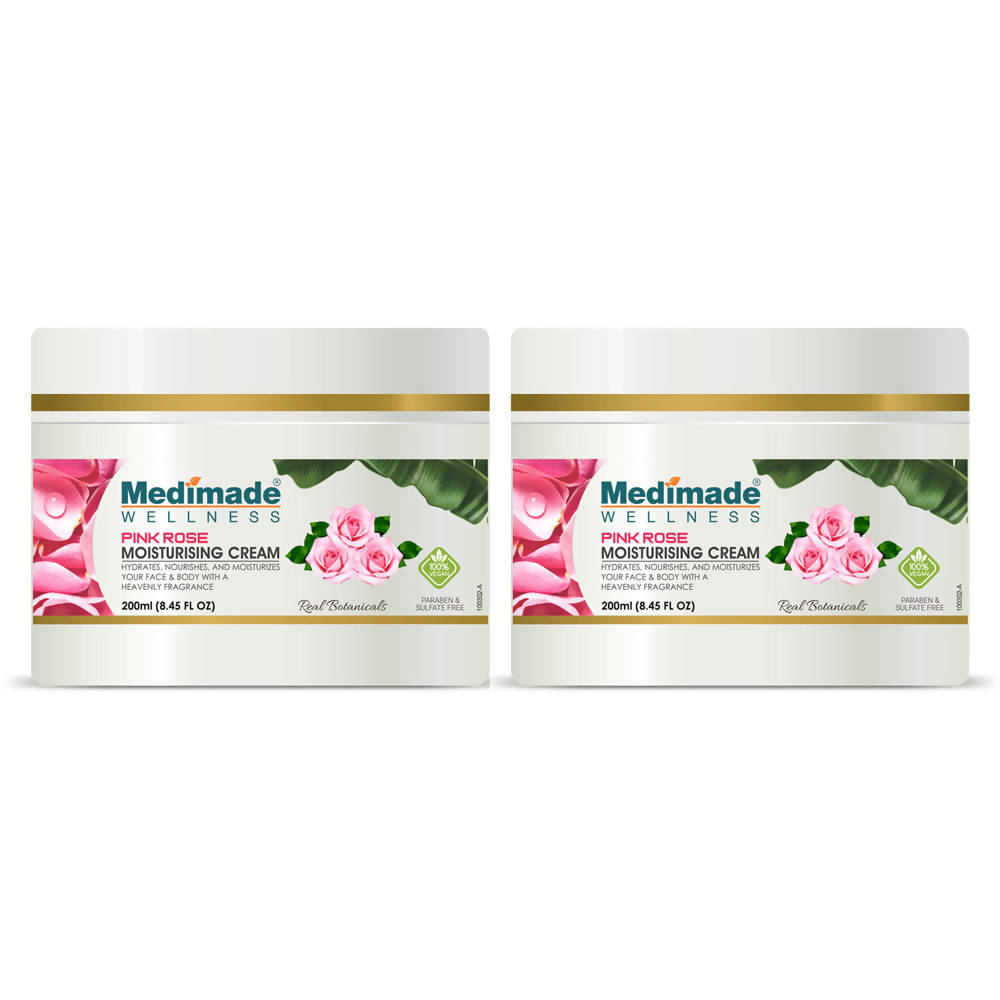Medimade Wellness Pink Rose Moisturising Cream - Distacart