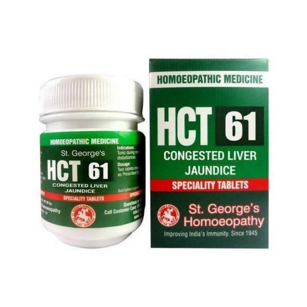 St. George's Homeopathy HCT 61 Tablets