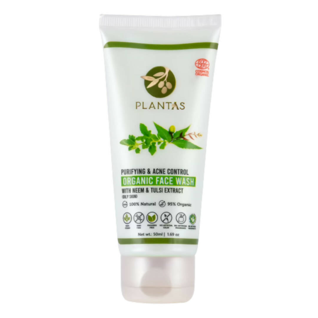 Plantas Purifying & Acne Control Organic Face Wash - Distacart