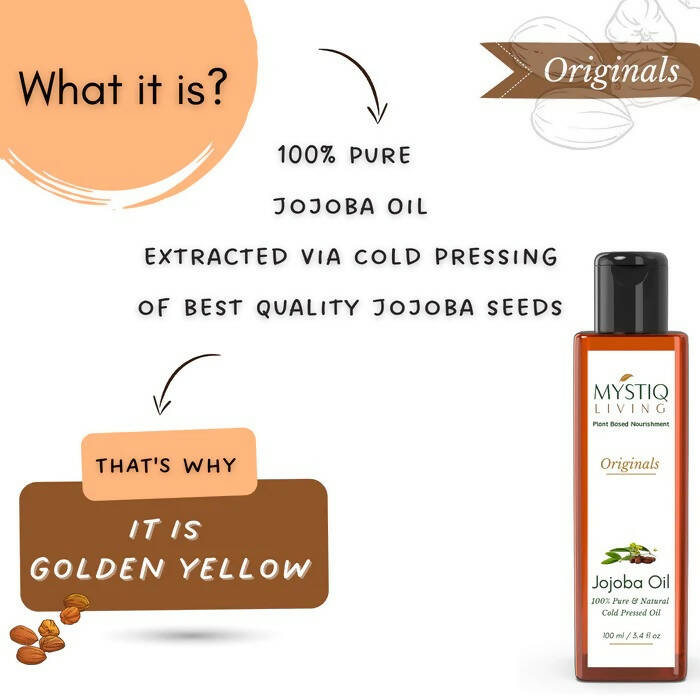 Mystiq Living Originals Jojoba Oil - Distacart