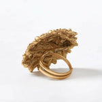 Thumbnail for Mominos Fashion Joharkamal Gold-Plated Stone Studded Adjustable Finger Ring - Design 14 - Distacart