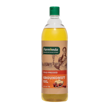 Farmveda Cold Pressed Groundnut Oil - Distacart