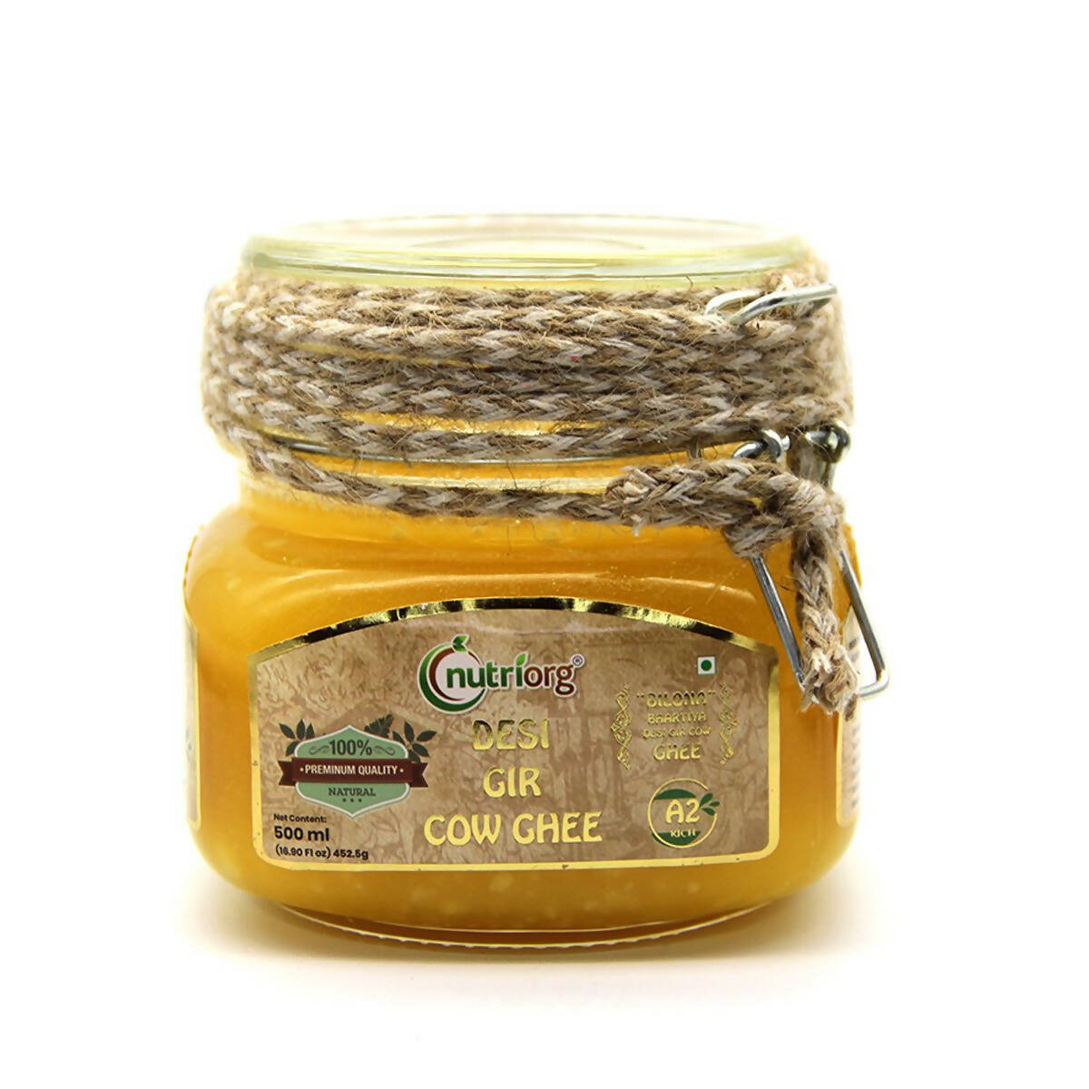 Nutriorg Desi Gir Cow Ghee - Distacart