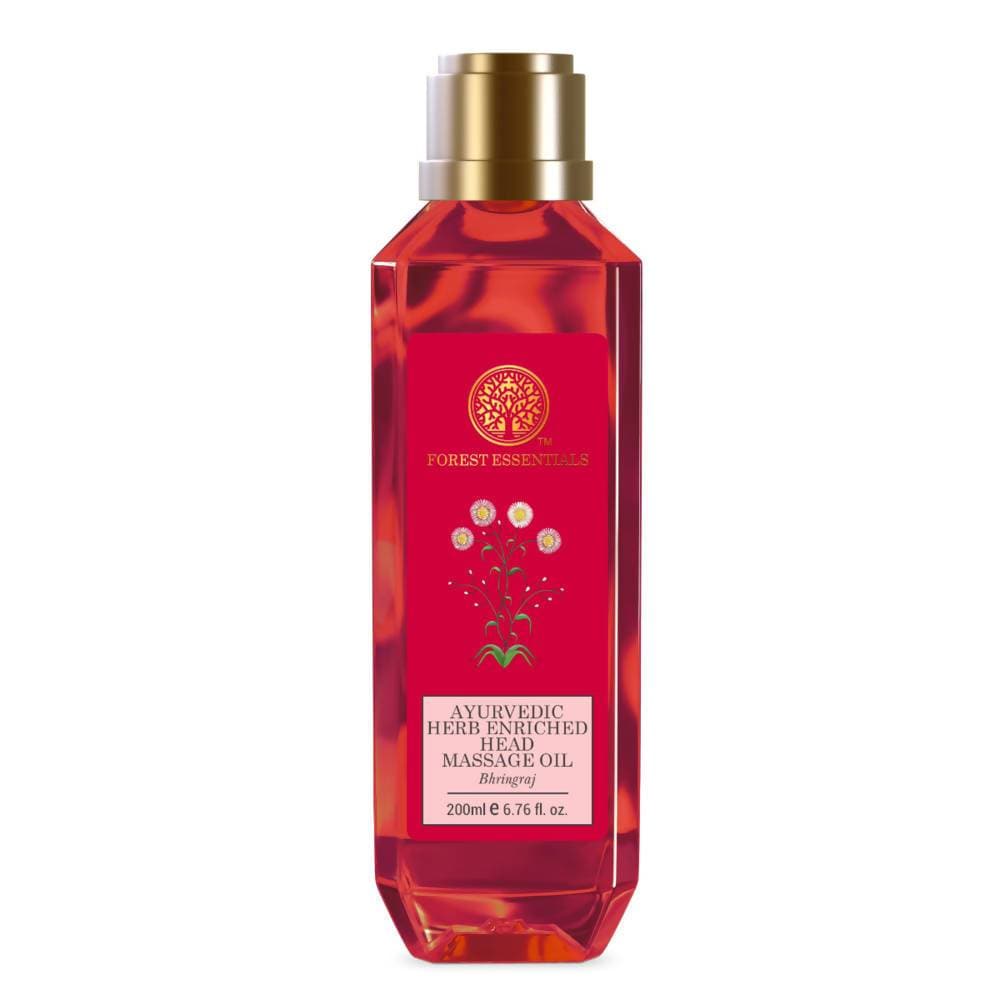 Forest Essentials Ayurvedic Herb Enriched Head Massage Oil Bhringraj - Distacart