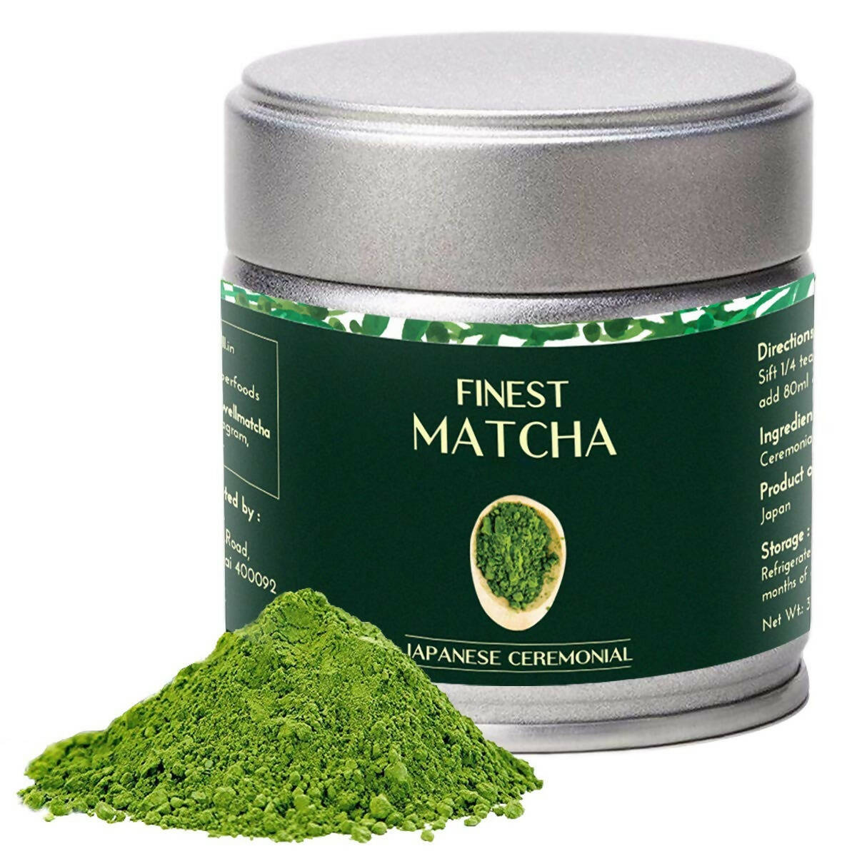 Heapwell Superfoods Japanese Ceremonial Matcha Green Tea - Distacart