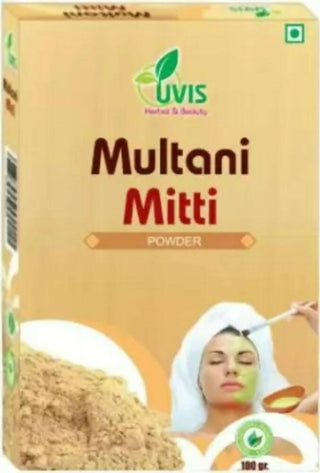 UVIS Herbal & Beauty Multani Mitti Powder - Distacart