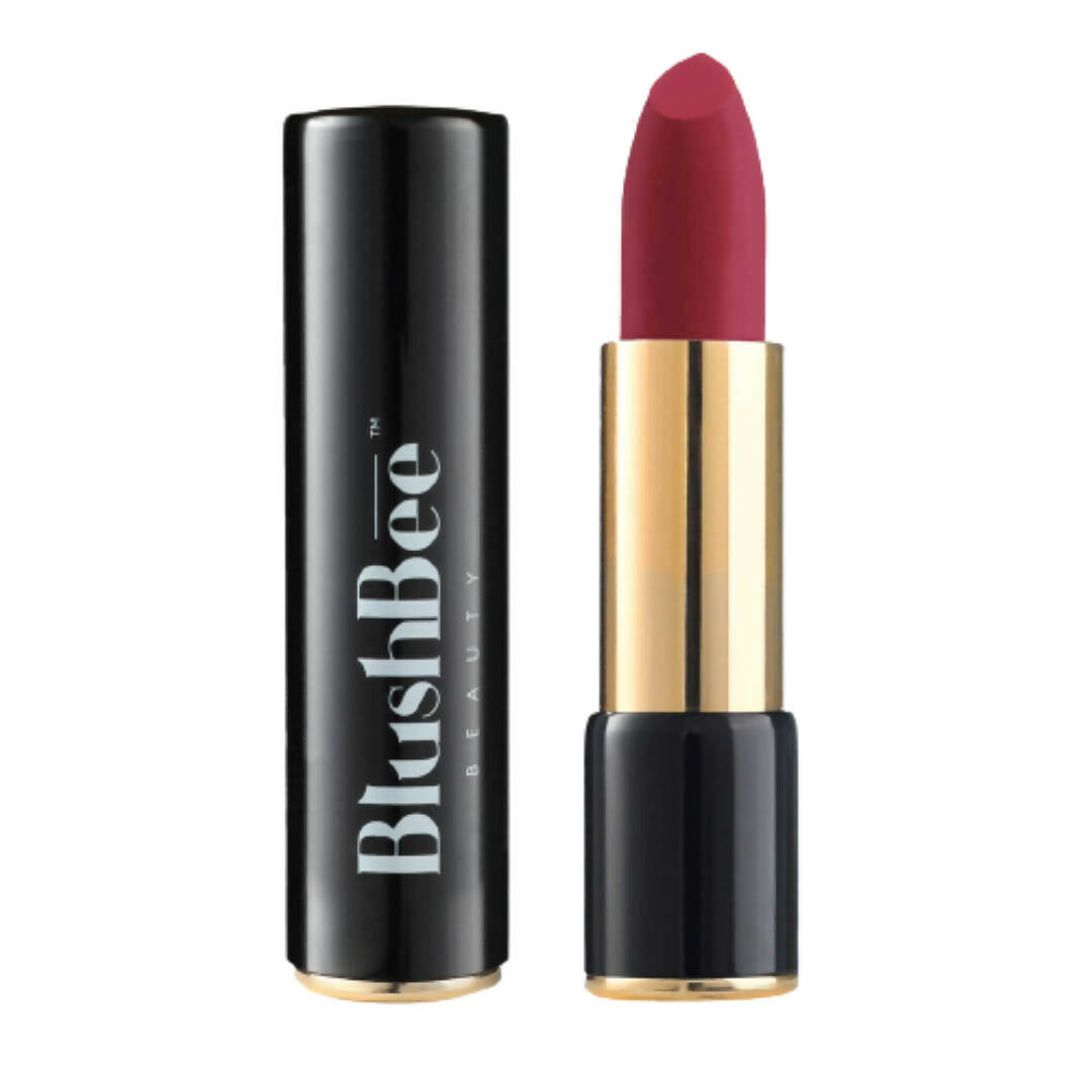 BlushBee Organic Beauty Lip Nourishing Vegan Lipstick - Deep Hue Maroon - Distacart