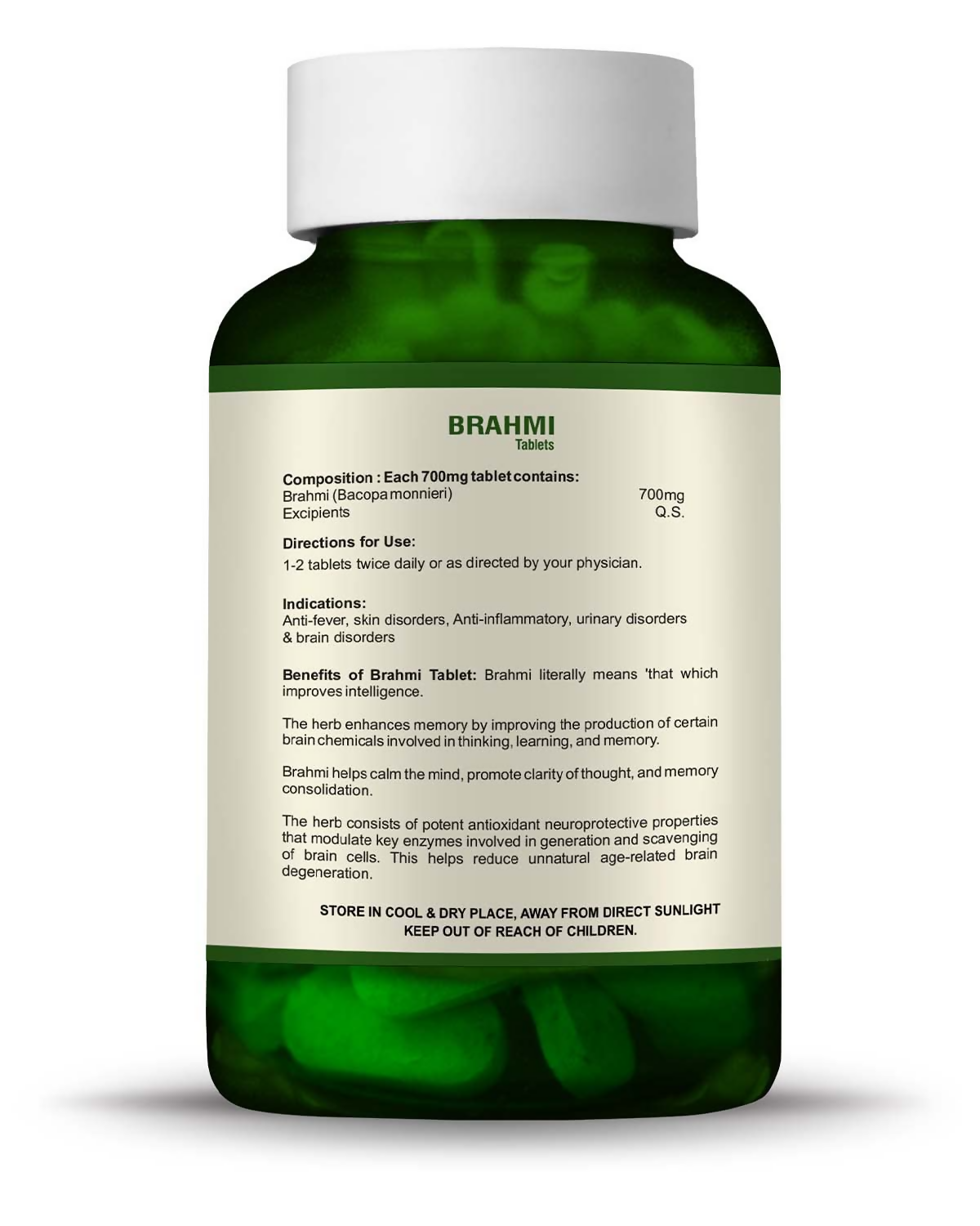 Bio Resurge Life Brahmi Tablets - Distacart