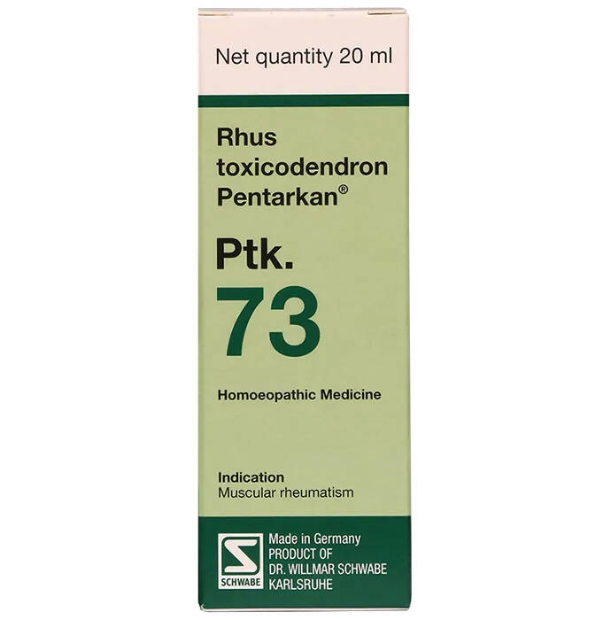 Dr. Willmar Schwabe Germany Rhus Toxicodendron Pentarkan Ptk. 73 Drops - Distacart