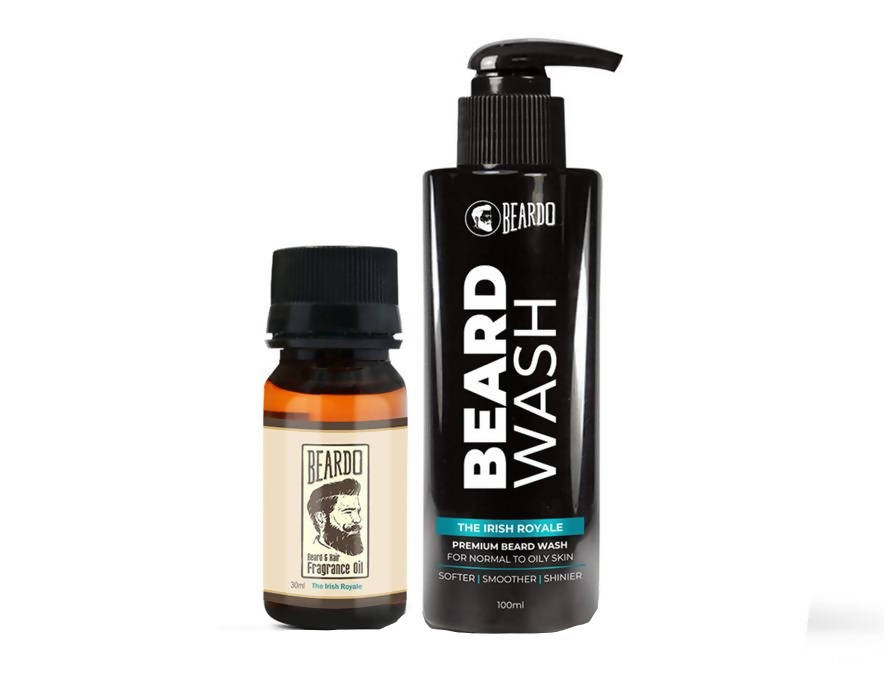 Beardo The Irish Royale Beard Oil & Beard Wash Combo - Distacart
