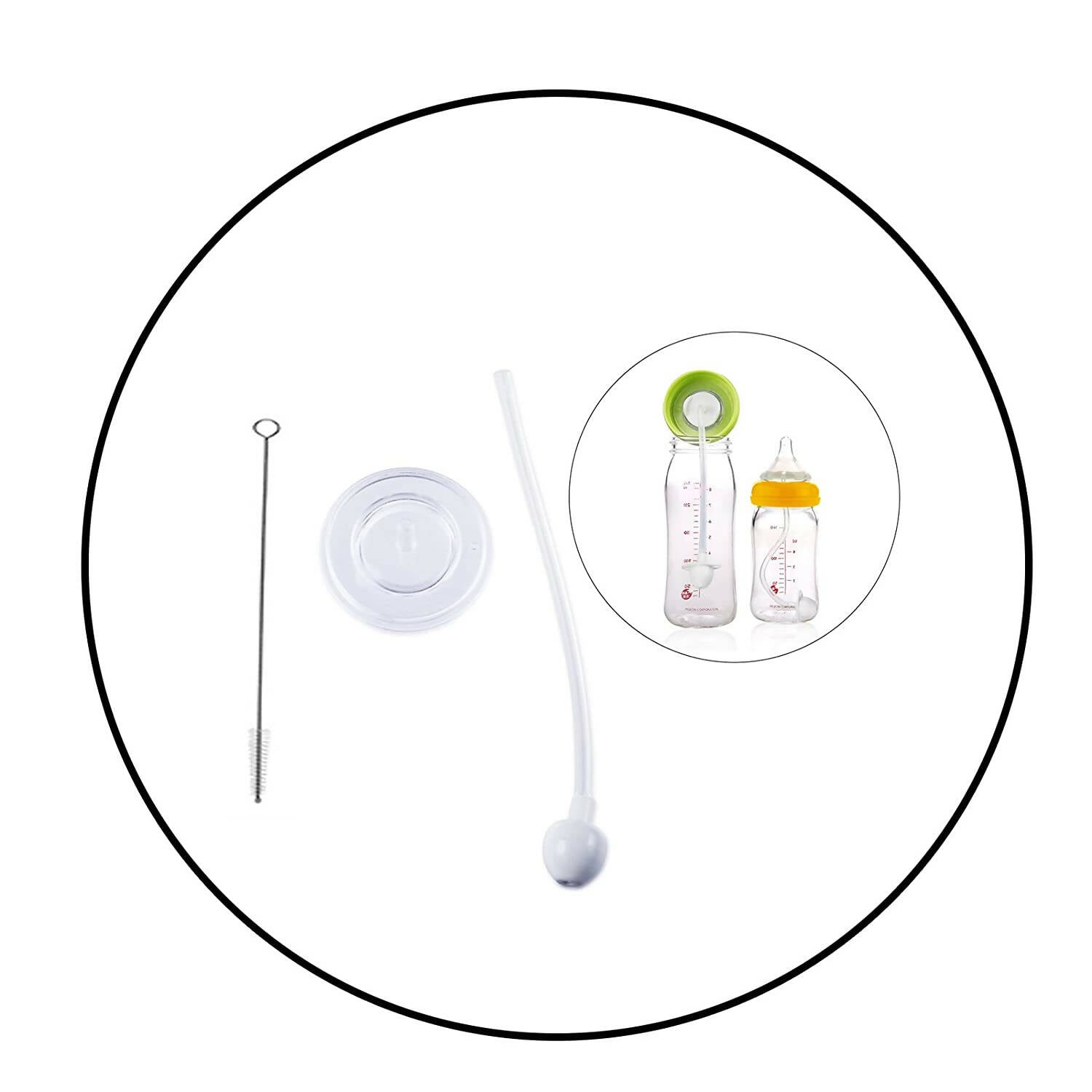 Safe-O-Kid Drinking Straw for Kids for Drinking Training at Home 3Cm - Distacart