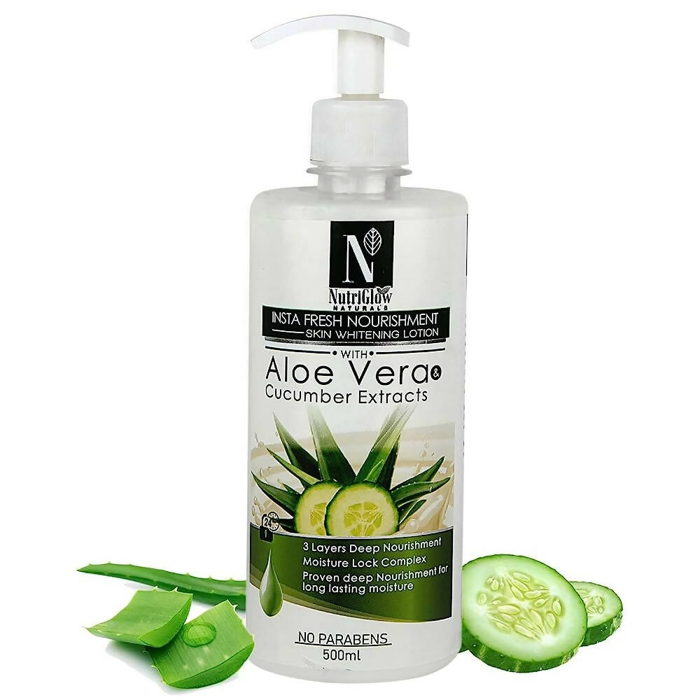NutriGlow NATURAL'S Insta Fresh Nourishment Skin Whitening Lotion - Distacart