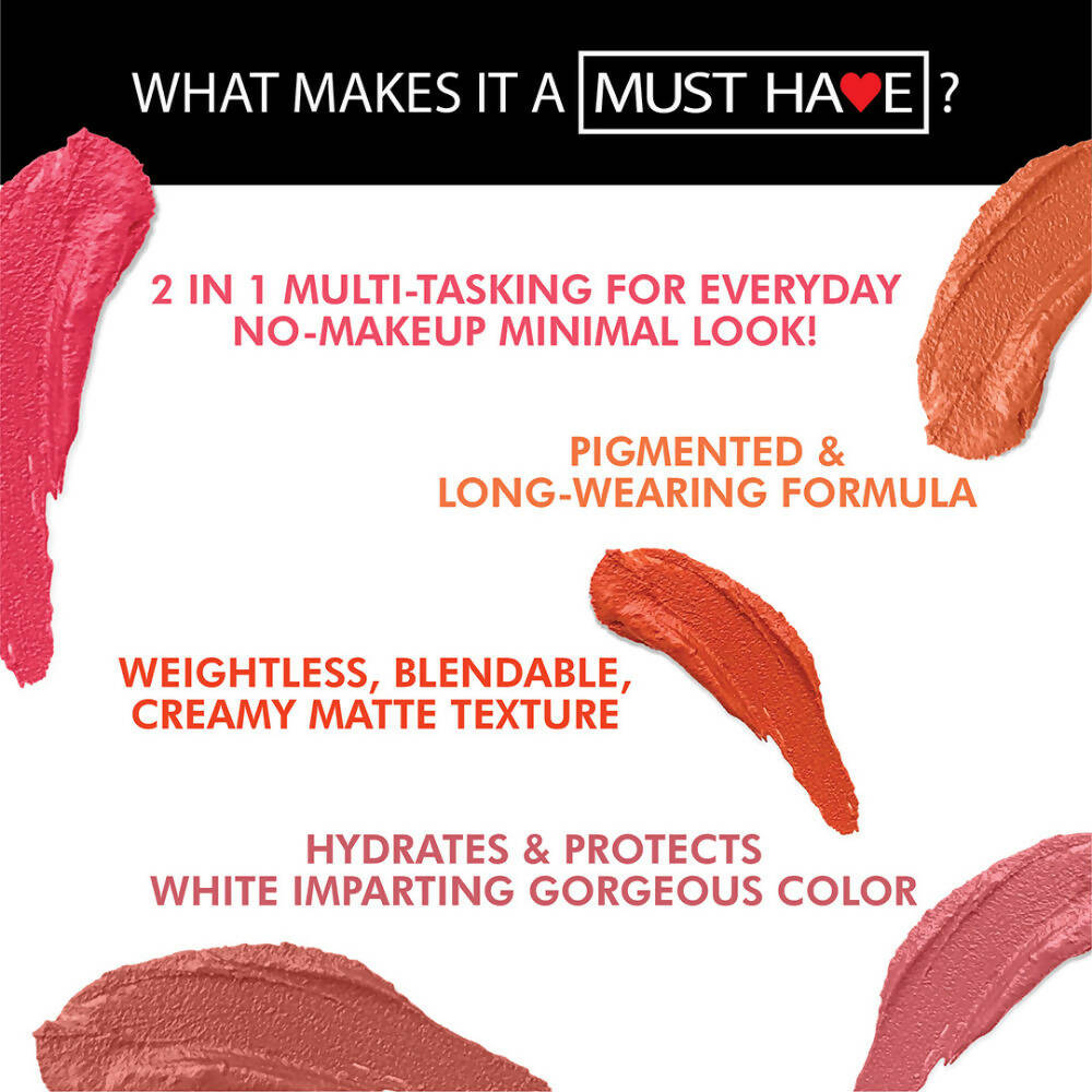 Iba Must Have Everyday Lip & Cheek Tint - Hint Of Red - Distacart