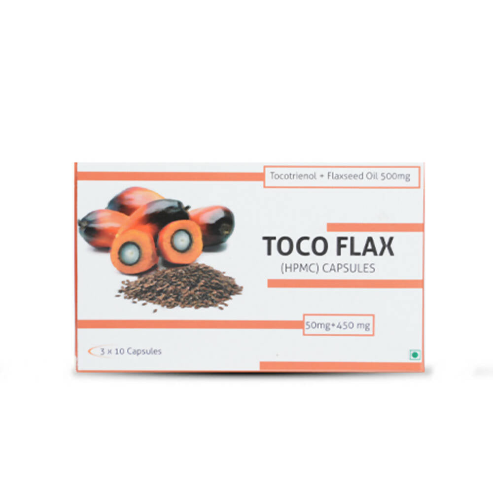 Nutra Grace Tocotreinol + Flaxseed Oil (Taco Flax) Capsules - Distacart