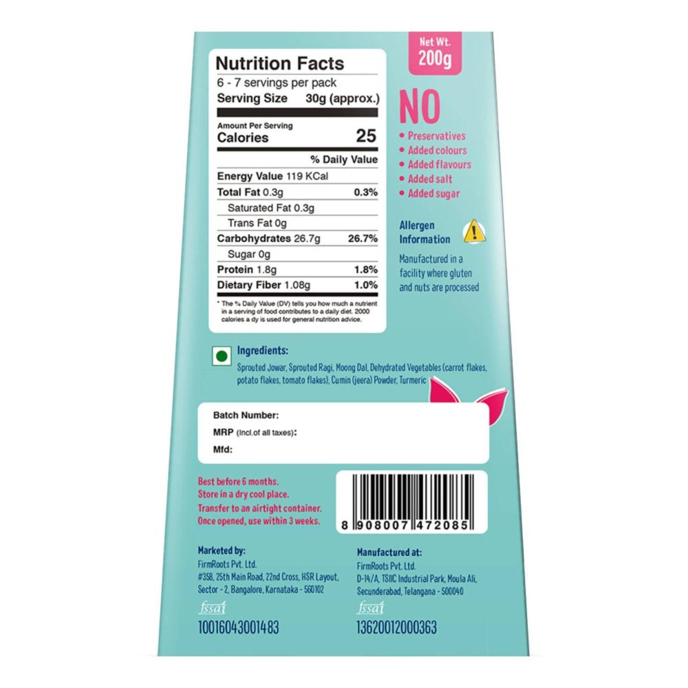 Timios Organic Millet Khichdi Porridge 200 gm