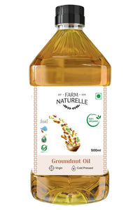 Thumbnail for Farm Naturelle Organic Ghani Cold Pressed Virgin Groundnut/Peanut Oil - Distacart