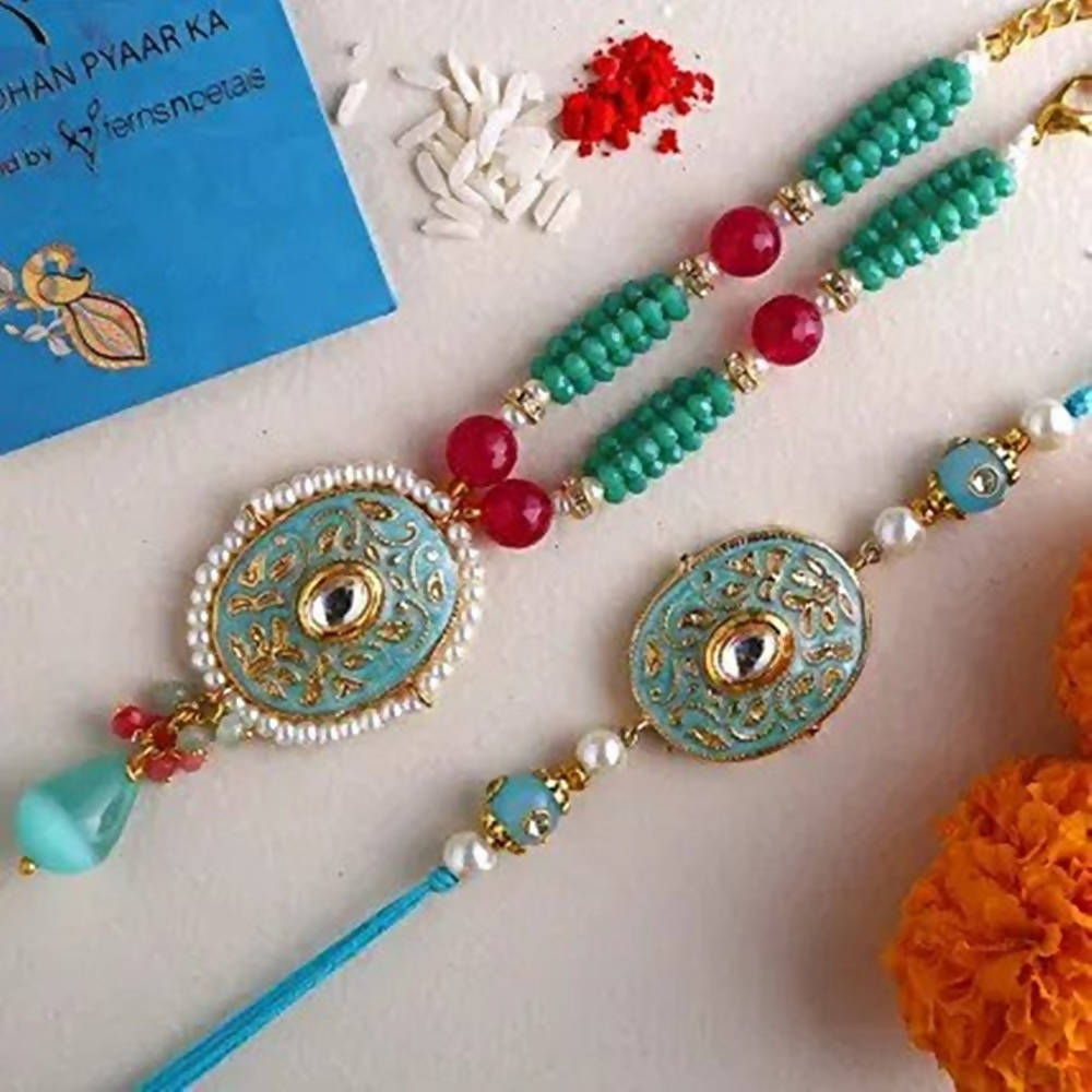 Meenakari Rakhi