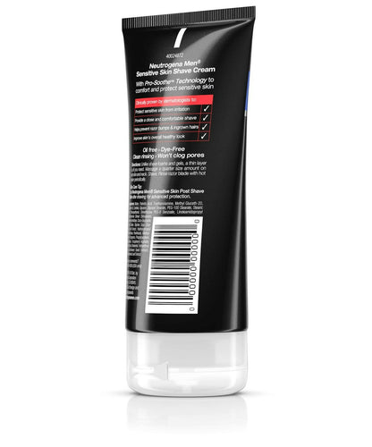 Neutrogena Men Sensitive Skin Shave Cream - Distacart