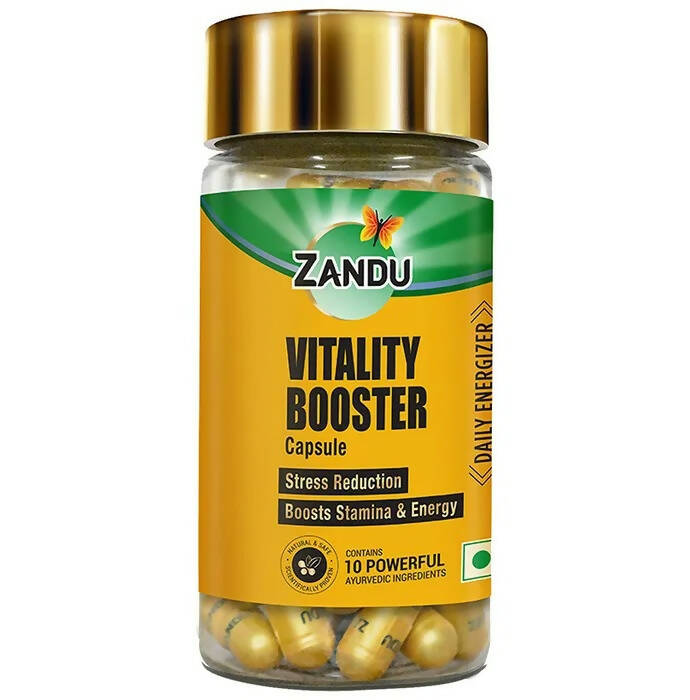 Zandu Vitality Booster Capsules - Distacart