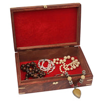Thumbnail for Nizalia Carved Motif Of Flora Handmade Jewellery Box