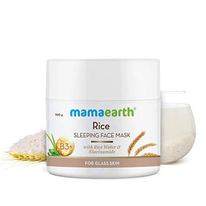 Mamaearth Rice Sleeping Face Mask With Rice Water & Niacinamide - Distacart