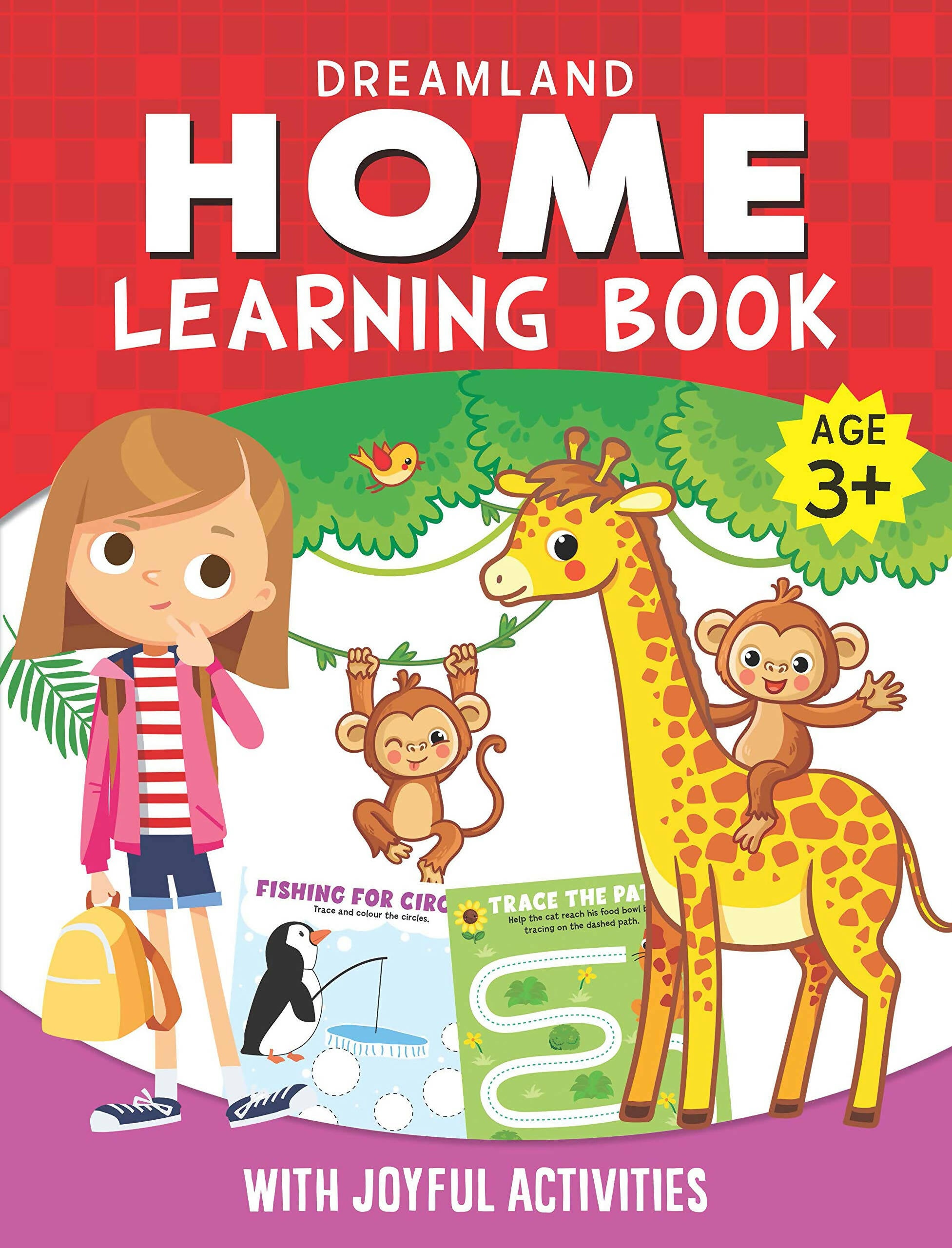 Dreamland Home Learning Book With Joyful Activities - 3+ : Children Interactive & Activity Book - Distacart