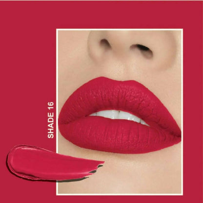 Flicka Tomato Pink Matte Finish Lipstick Shade 16 - Distacart