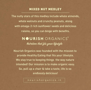 Nourish Organics Mixed Nut Medley benefits
