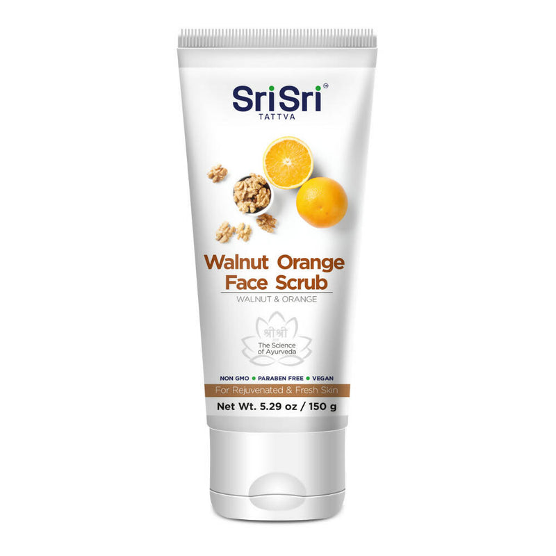 Sri Sri Tattva USA Walnut Orange Face Scrub - Distacart