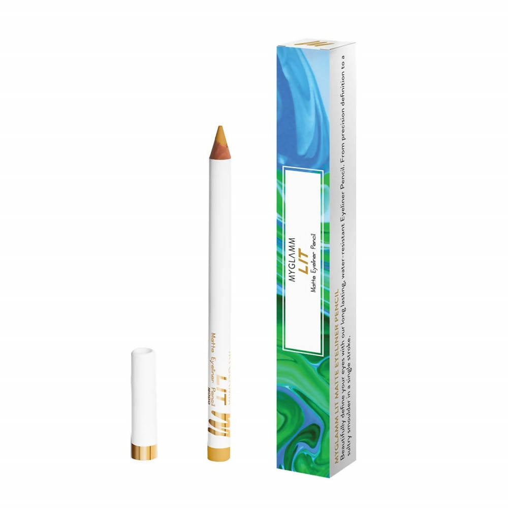 Myglamm LIT Matte Eyeliner Pencil - On Fleek (1.14 Gm) - Distacart