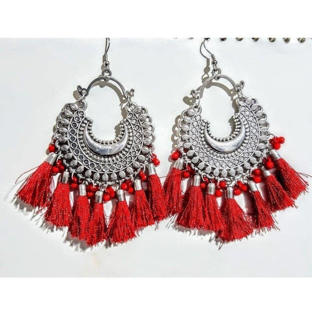 Women artificial jwellery Earring Color-Red
