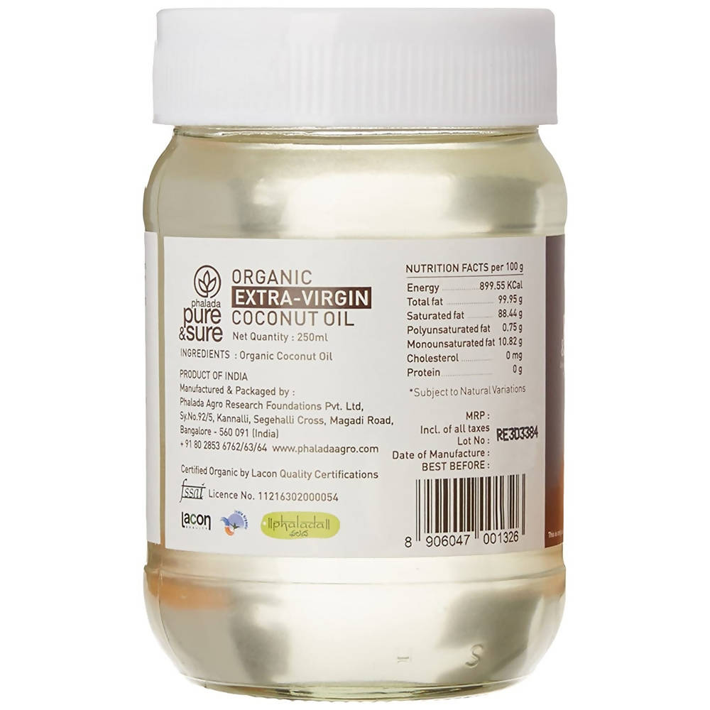 Pure & Sure Organic Extra Virgin Coconut Oil - Distacart