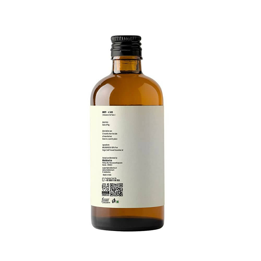 Malabarica Cold Pressed Virgin Groundnut Oil - Distacart