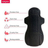 Thumbnail for Sirona Biodegradable Black Sanitary Pads