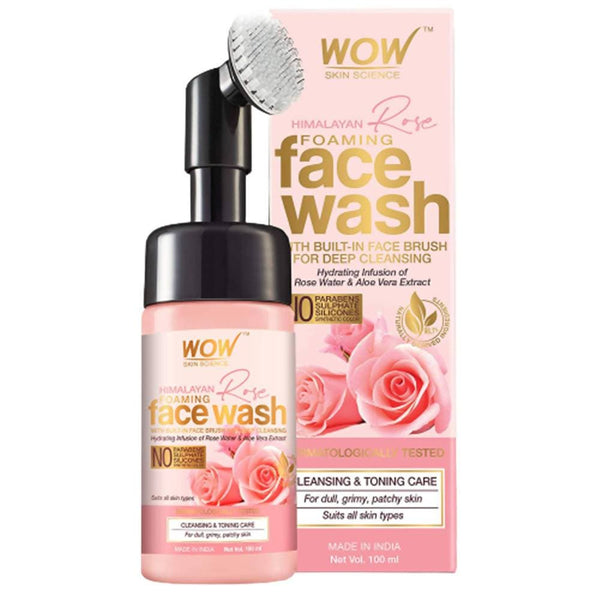 Wow Skin Science Himalayan Rose Foaming Face Wash