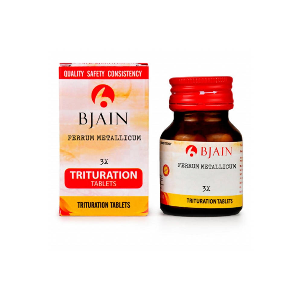 Bjain Homeopathy Ferrum Metallicum Trituration Tablets - Distacart