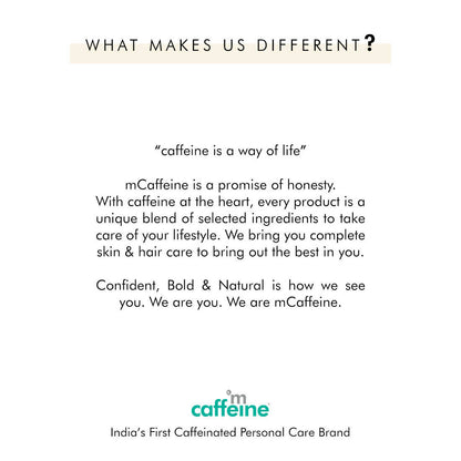 mCaffeine Raw Coffee Shampoo - Distacart