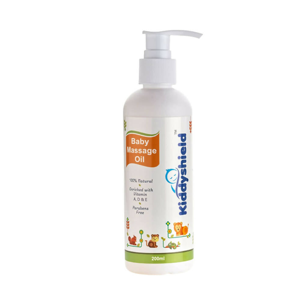 Kiddyshield Baby Massage Oil (Age 0-12 Years) - Distacart